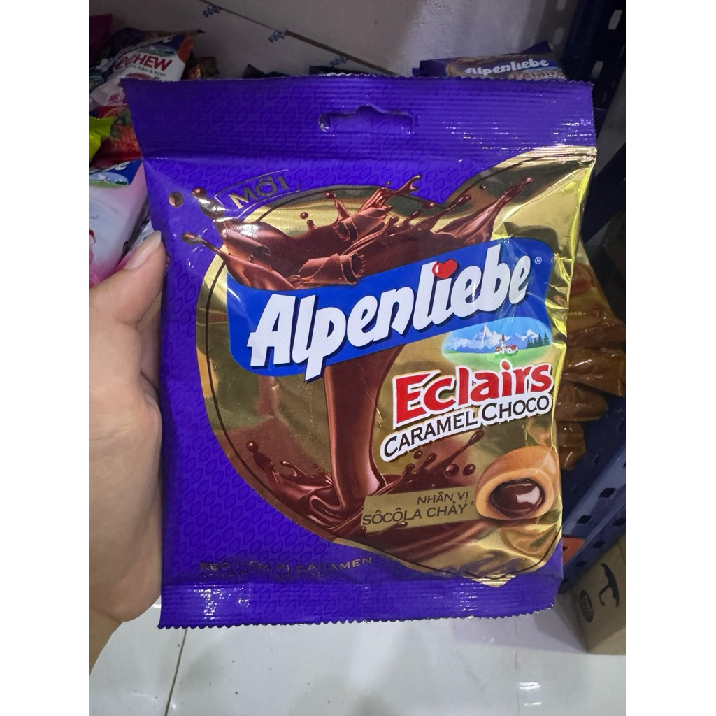 Kẹo Alpenliebe Eclairs nhân socola