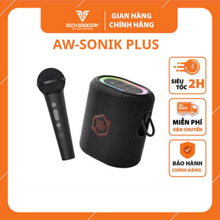 [KÈM MICRO] Loa Karaoke Mini Di Động ALPHA WORKS SONIK PLUS - Hàng Chính hãng
