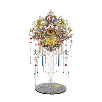 Mô Hình Kim Loại Lắp Ráp 3D MU Hôn Lễ Phượng Quán (647 mảnh, Phoenix Crown) YM-N140-I – MP1280