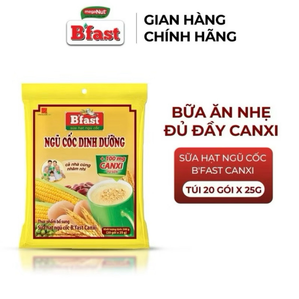 Ngũ cốc dinh dưỡng VinaCafé B'fast gói 500g