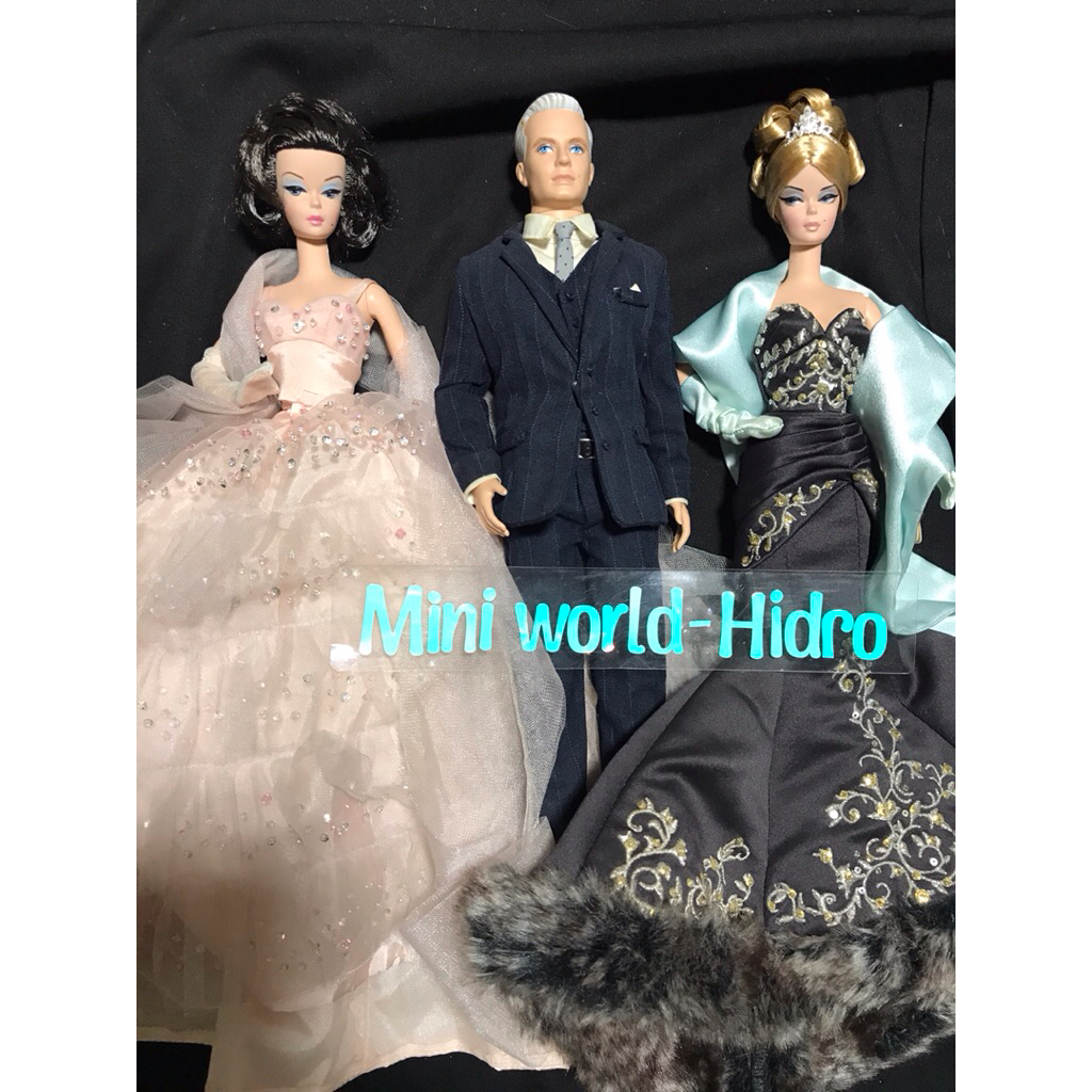 Búp bê Barbie Ken thời trang silkstone chính hãng Mattel Stolen Magic, Mad Men Roger Sterling, In th