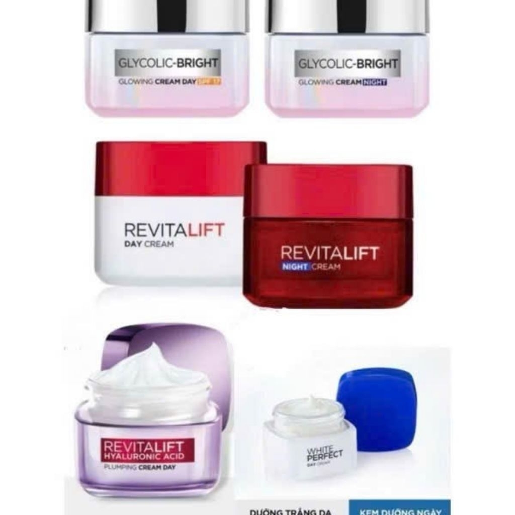 Kem dưỡng da Loreal Paris chống lão hoá, ngừa thâm nám, dưỡng trắng, siêu cấp ẩm 15ml