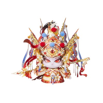 Mô Hình Kim Loại Lắp Ráp 3D MU Mèo Hoa Mộc Lan (107 mảnh, Mulan Kitty) YM-N146-T – MP1282