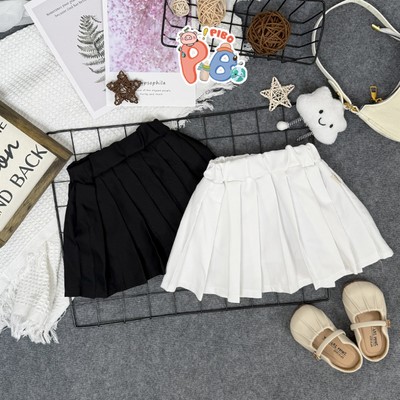 Chân Váy Bé Gái Dập Ly Sành Điệu Cho Bé CVXL01 BabyBoo - PiBo