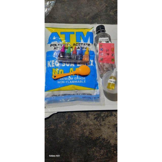 (Có video) Bộ kit làm slime Basic/ slime cơ bản( xem mô tả)