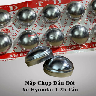 Nắp Chụp Đầu Đót May Ơ, Nắp Đầu Láp Bánh Xe Trước-Sau Xe Tải Hyundai 1.25 Tấn H100, H150, Porter 2,...Loại INNOX.