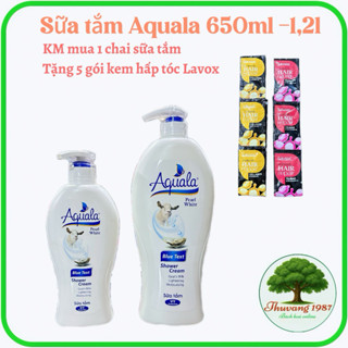 Sữa tắm Aquala Pearl White 650ml-1.2L làm sạch dưỡng ẩm dịu nhẹ