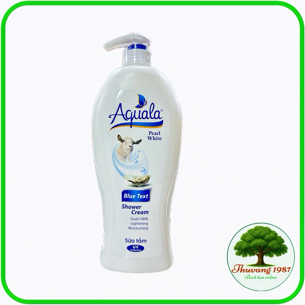 Sữa tắm Aquala Pearl White 650ml-1.2L làm sạch dưỡng ẩm dịu nhẹ