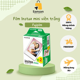  Film Instax Mini Fujifilm viền trắng Giấy in ảnh cho máy chụp lấy liền Instax Mini 