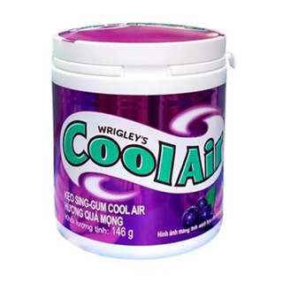 KẸO CAO SU SINGUM COOLAIR HƯƠNG QUẢ MỌNG LỌ 146G/ KẸO GUM COOL AIR VIỆT QUẤT