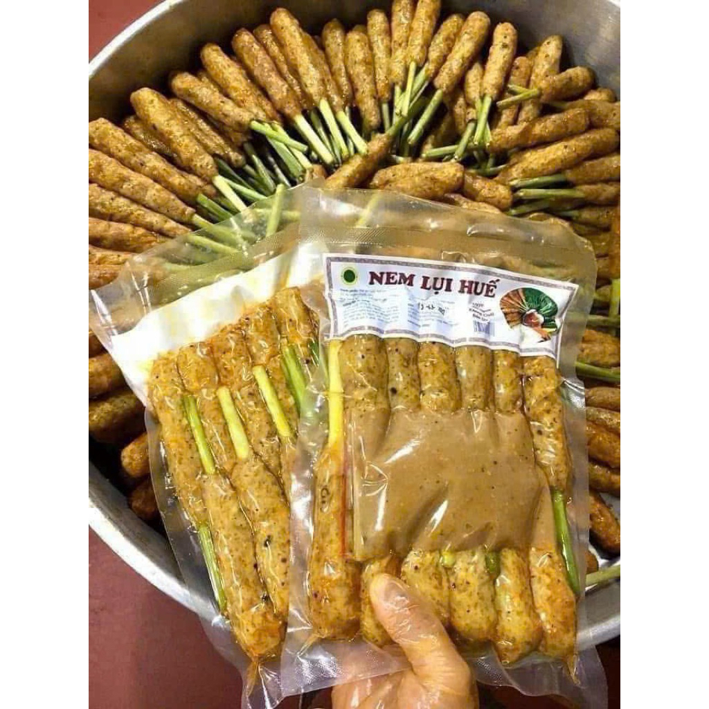 nem phên nướng nha trang , nem lụi huế