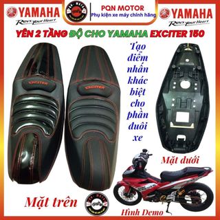 Yên 2 Tầng Độ Exciter 150 Từ 2015 Đến 2025 – Êm Ái, Thể Thao, Gắn Như Zin Không Cần Chế Cháo