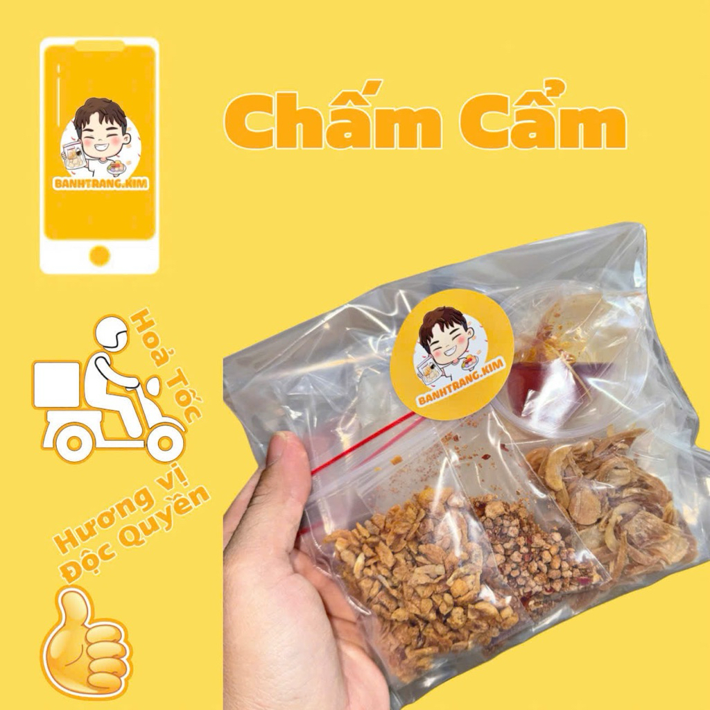 Bánh tráng chấm thập cẩm