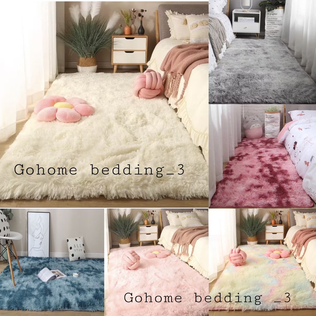 Thản lông trải sàn decor trang trí phòng ngủ, phòng khách mềm mịn đủ size