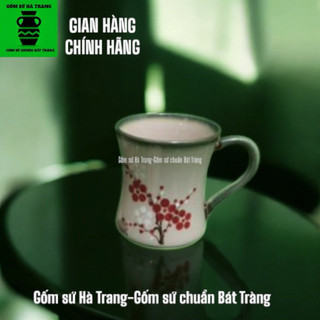 Phin pha cafe vẽ hoa đỏ