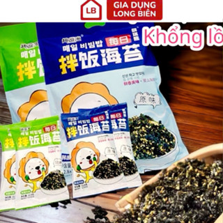 Sỉ 10 Gói Rong Biển Sư Tử Vụn Rắc Cơm - Rong Biển Khổng Lồ 128gr (10 Gói Nhỏ) Snack Ngon Miệng
