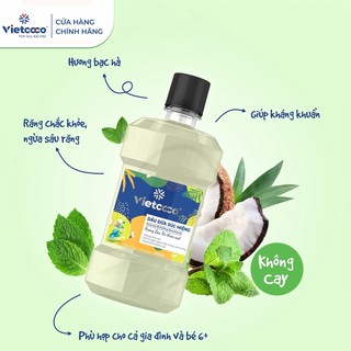 Dầu dừa Tinh Khiết organic Vietcoco - Xúc Miệng -  Mascara - Dưỡng Môi - Dưỡng da 10ml-500ml
