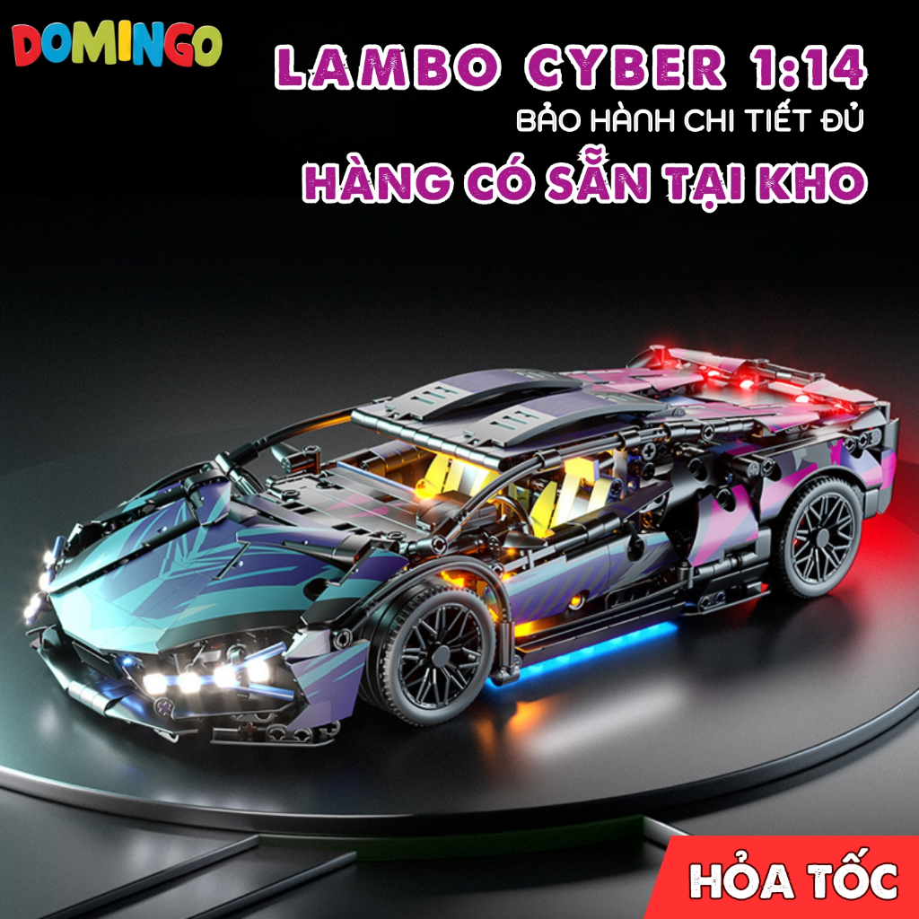 [BẢN VIP] Mô hình lắp ráp siêu xe CYBER Tỉ Lệ 1:14; 1:18 dài 36cm cung cấp bảo hành 1:1 bởi DOMINGO