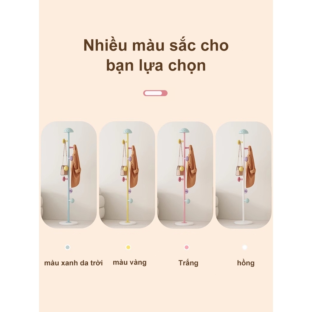 𝑻𝒓𝒐𝒚 Cây Treo Quần Áo Hình Nấm Dễ Thương Hoạt Hình Giá treo quần áo đứng chất Móc Treo Đa Năng | BigBuy360 - bigbuy360.vn