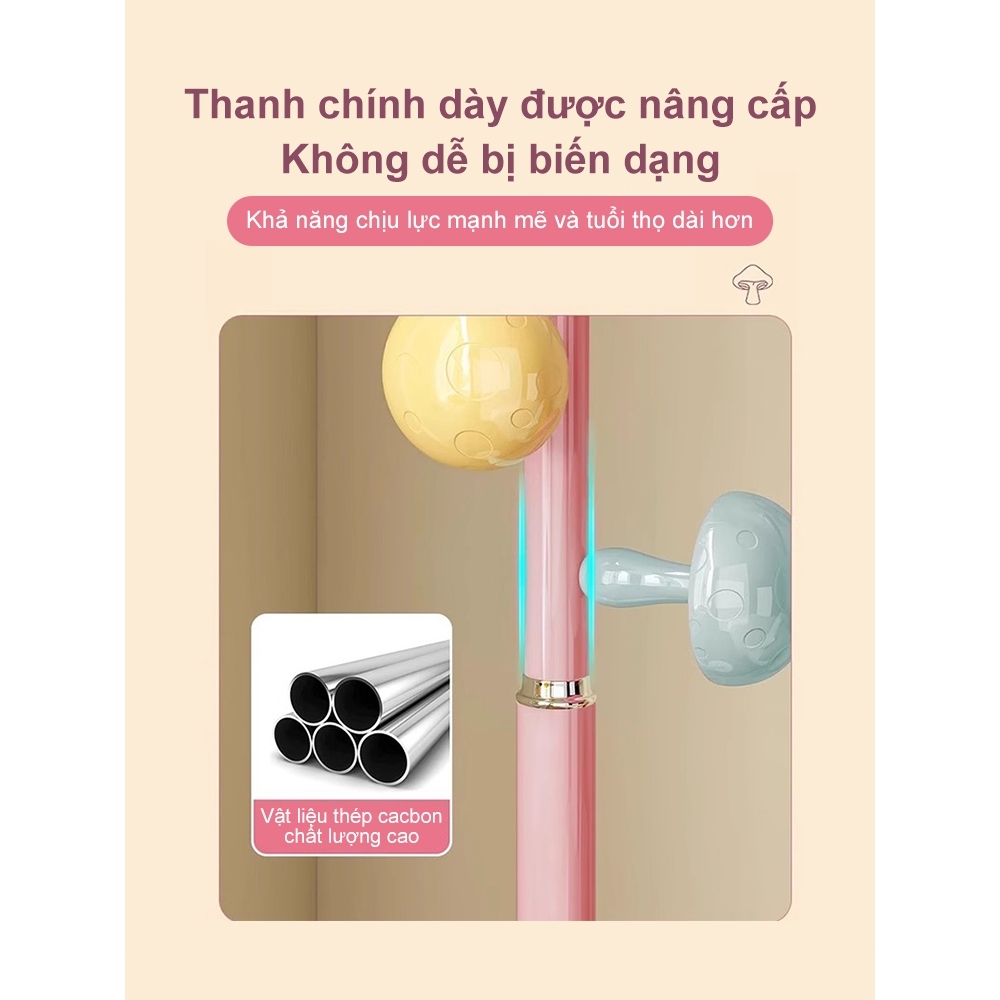 𝑻𝒓𝒐𝒚 Cây Treo Quần Áo Hình Nấm Dễ Thương Hoạt Hình Giá treo quần áo đứng chất Móc Treo Đa Năng | BigBuy360 - bigbuy360.vn
