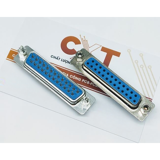 Cổng DB25 Cái Thẳng - Hàn PCB