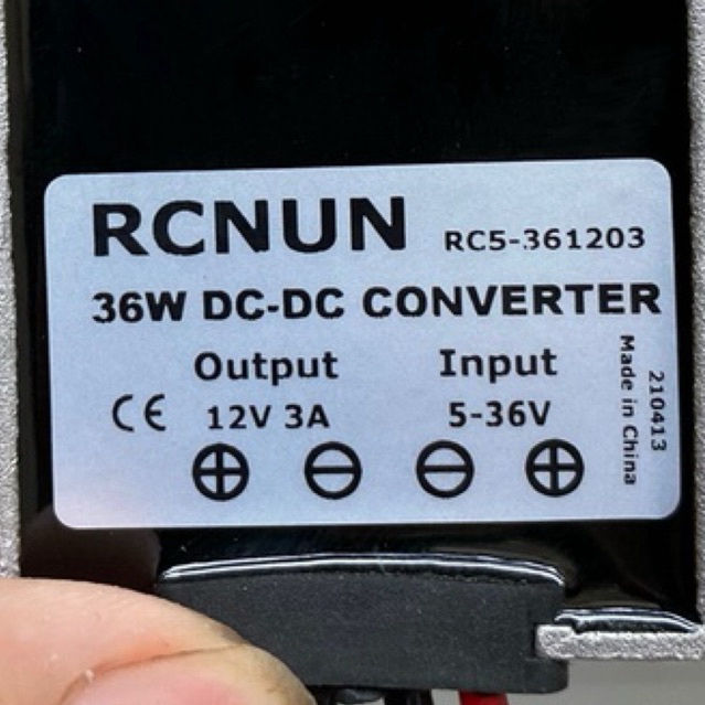 Bộ kích điện DC 5V lên 12V chống nước