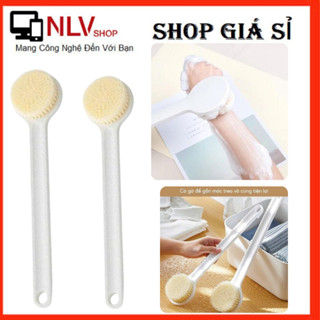 Cây Cọ Lưng Thư Giãn Tẩy Da Chết, Cây Chà Lưng Tắm Massage Làm Sạch Cơ Thể, Tay Cầm Dài Tiện Dụng