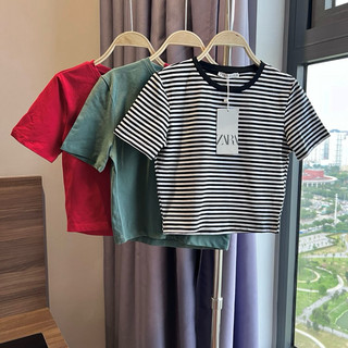 [SALE] Áo thun / áo phông croptop Za ra Auth