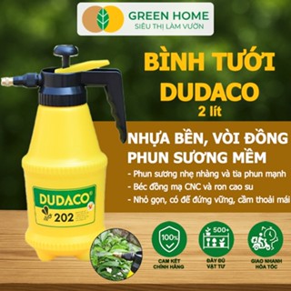 Bình Tưới Cây GreenHome, Dudaco, 2 Lít, Phun Xa 2 Chế Độ, Bơm Nhẹ Tay, Bình Tưới Cây Phun Sương, Bền