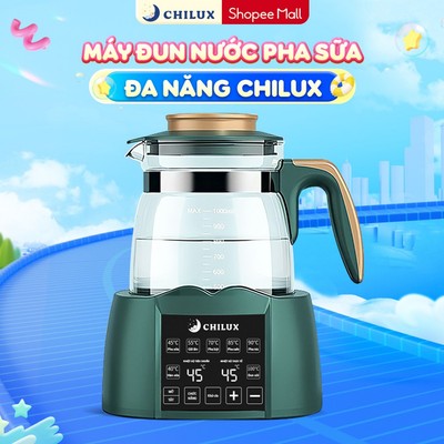Máy đun nước pha sữa cho bé CHILUX đa năng, hâm sữa đúng nhiệt độ, giữ ấm suốt 24H, đun nước khử clo