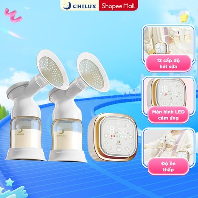 Máy hút sữa đôi CHILUX XB - 8100 - 12 cấp độ hút, màn hình cảm ứng, an toàn, tiện lợi