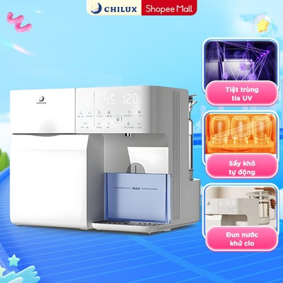 Máy tiệt trùng UV đa năng Chilux U3 - Tích hợp chung bình đun pha sữa và bảo quản 24h