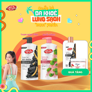 Combo 2 Sữa tắm Lifebuoy 800g Chăm Sóc Chuyên Sâu, giúp detox sạch sâu và giảm mụn trên da