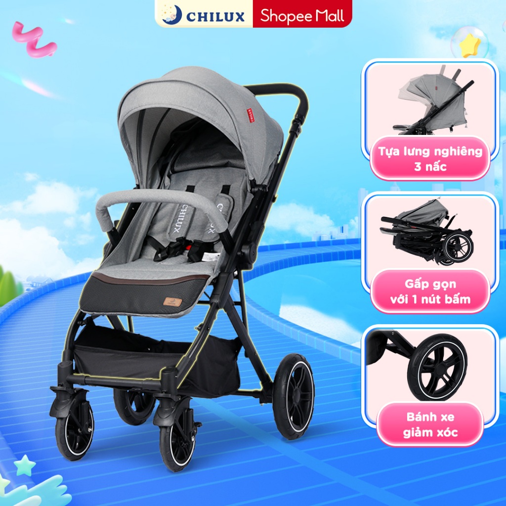 Xe đẩy 2 chiều Chilux K3 - An toàn, Hiện đại, Tiện lợi