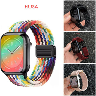 Dây vải co dãn khóa nam châm mềm min cho đồng hồ AW Ultra/10/9/8/7/6/5/4/3/2/1 49/46/45/44/42/40/38mm