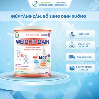Sữa Bột Tăng Cân WEIGHTGAIN Dành Cho Người Gầy, Cải Thiện Tiêu Hoá Cho Người Khó Hấp Thu - Hộp 900G