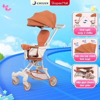  Xe đẩy gấp gọn Chilux M22 - Ghế ngồi xoay 2 chiều mái che tuỳ chỉnh linh hoạt 
