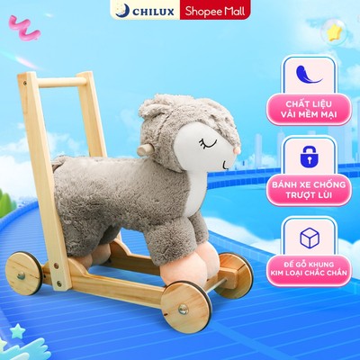 Xe đẩy tập đi thú bông cho bé 2IN1 CHILUX - Bước chân vững vàng, bé tập đi khoa học