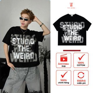 LOCAL BRAND Áo thun The Weird Phong Cách Unisex Form BOXY ATK1261