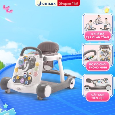 Xe tập đi Chilux Walk G, thiết kế không góc cạnh, gấp gọn dễ dàng, đạt chuẩn châu âu