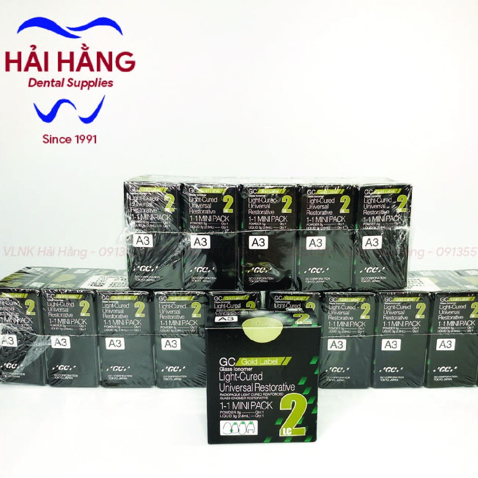 Chất trám Cement Fuji 2 LC GC chiếu đèn