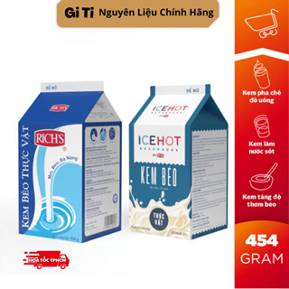 Rich lùn kem béo thực vật (Rich's kem béo thực vật/Icehot kem béo thực vật)