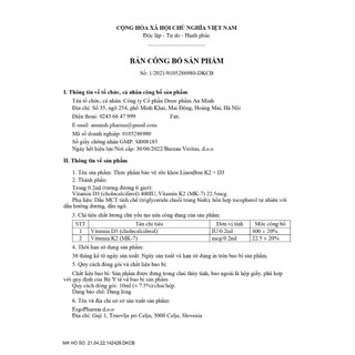 Vitamin K2D3 LineaBon 10ml Cho Bé