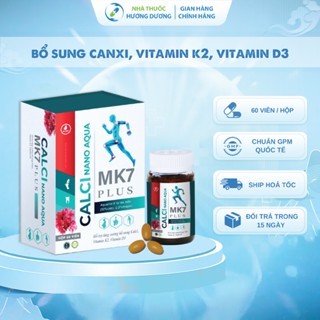 Viên Uống Canxi CAlCI MK7 PLUS Vitamin D3, Vitamin K2 Cho Cả Gia Đình, Người Cao Tuổi, Phụ Nữ Mang Thai Và Cho Con Bú