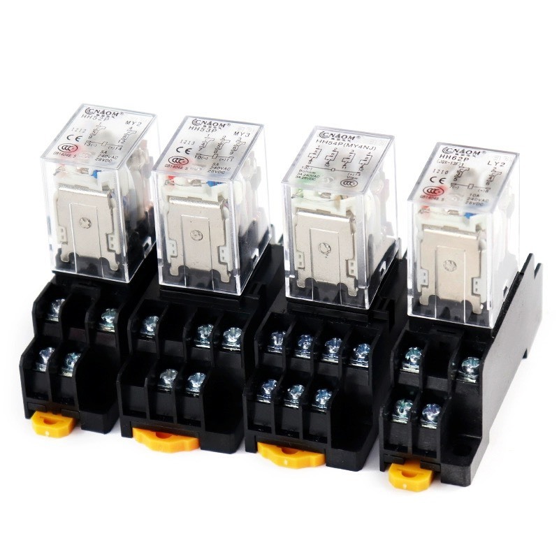 [Đơn tối thiểu 50k] Rơ Le Trung Gian, Relay Kiếng 8; 11 và 14 Chân MY4N LY2N 24V, 220V.