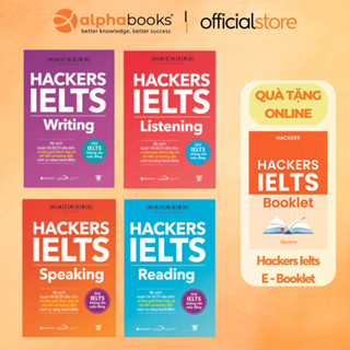 Bộ sách Hackers IELTS (Có File Nghe): Listening + Reading + Writing + Speaking (4 Cuốn/Lẻ, Tái Bản Mới Nhất - Gamma)
