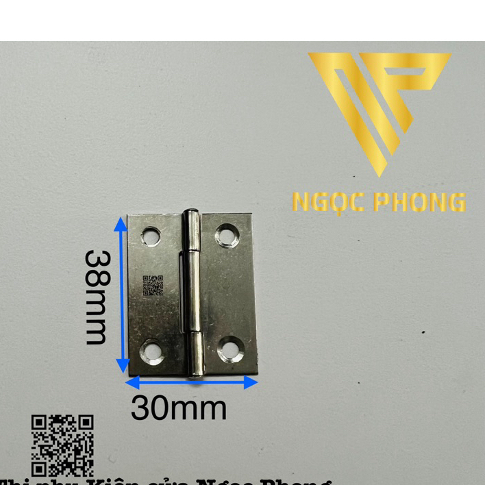 [ Hộp 20 cái ] Bản lề lá inox cửa tủ 4cm