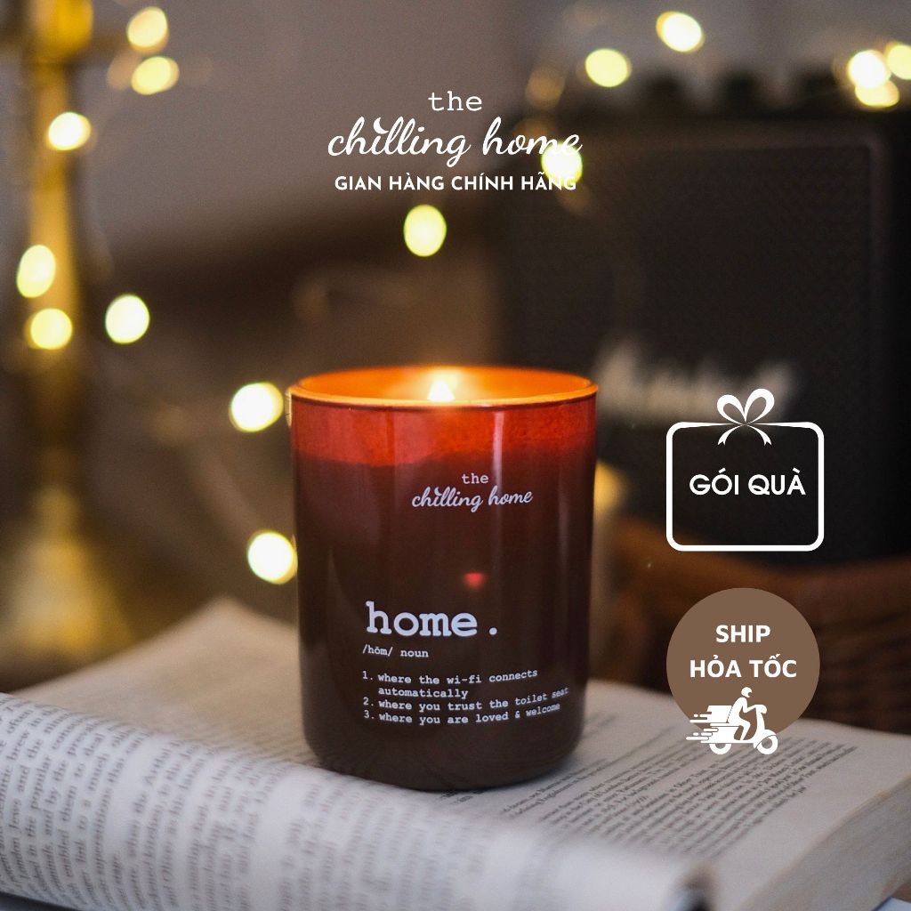 Nến Thơm Hương Gỗ Home - Nến Thơm The Chilling Home - Nến Thơm Cao Cấp