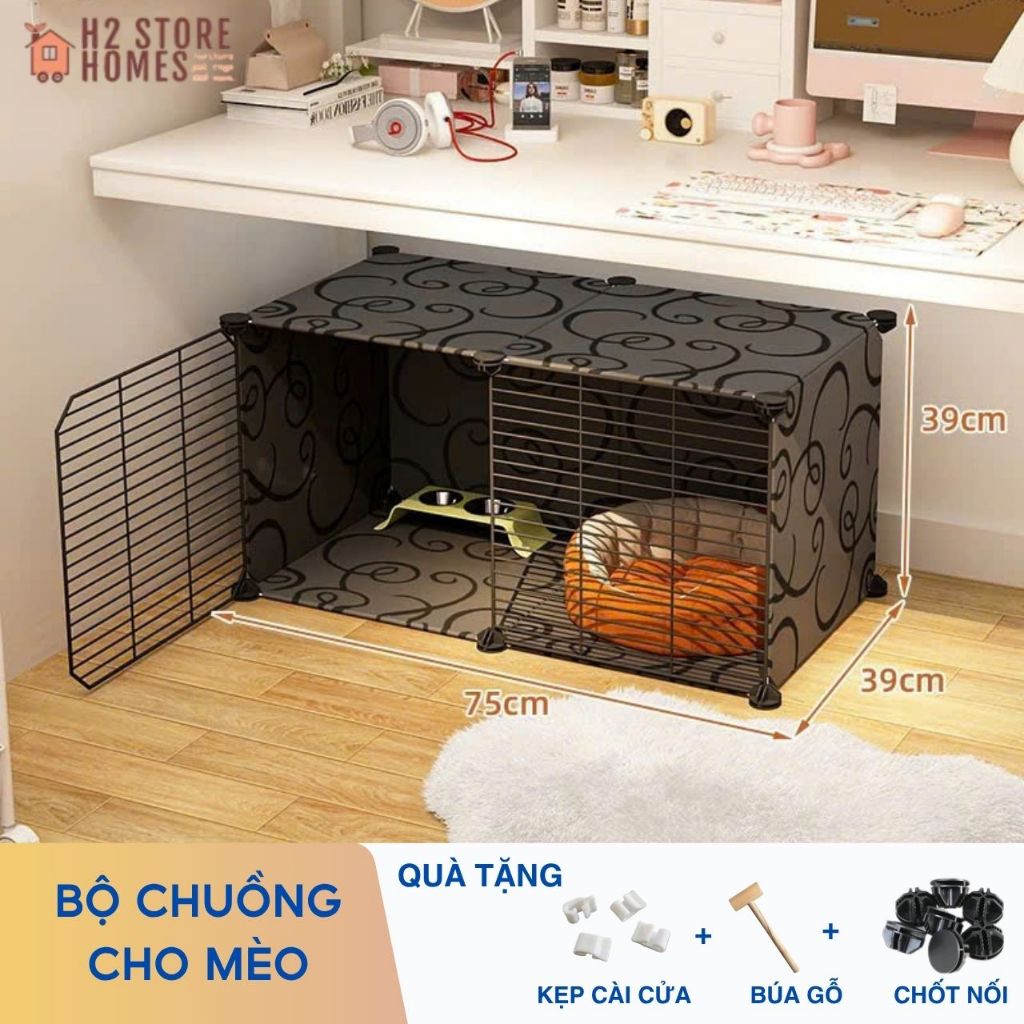 CHUỒNG CHÓ MÈO THÚ CƯNG DƯỚI 5 KG ĐA NĂNG - 1999s.store