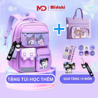 COMBO Balo Chống Gù+Túi Học Thêm Cho Bé Trai Gái Học Sinh Cấp 1 2 Phản Quang Backpack Đeo Vai Mầm Non Mẫu Giáo Đi Học
